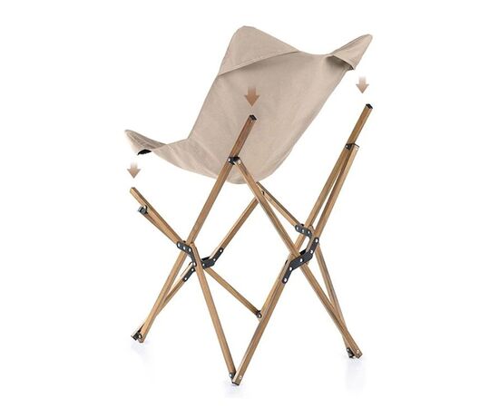 Крісло складане Naturehike Moon Beach MW01 NH19Y001-Z Beige (6927595734971), зображення 2 Крісло складане Naturehike Moon Beach MW01 NH19Y001-Z Beige (6927595734971), зображення 2