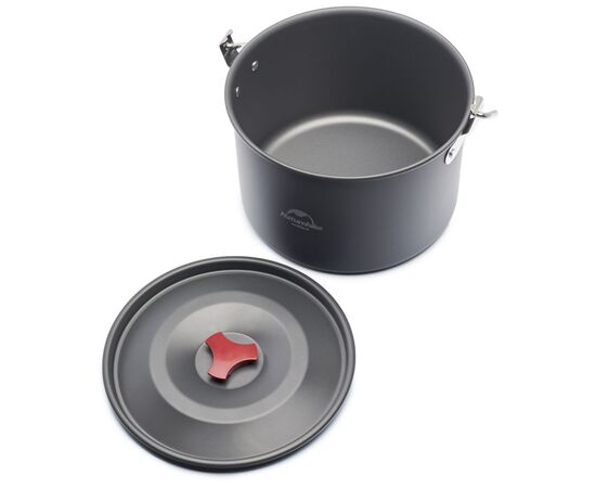 Котел туристический Naturehike Camping NH17D021-G 4л Aluminium (6927595723173), изображение 3 Котел туристический Naturehike Camping NH17D021-G 4л Aluminium (6927595723173), изображение 3