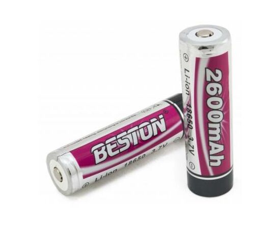 Аккумулятор Beston 18650 2600mAh * 2 (AAB1821), изображение 2 Аккумулятор Beston 18650 2600mAh * 2 (AAB1821), изображение 2