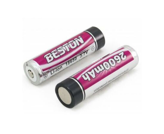 Аккумулятор Beston 18650 2600mAh * 2 (AAB1821), изображение 3 Аккумулятор Beston 18650 2600mAh * 2 (AAB1821), изображение 3