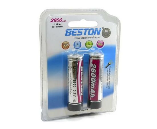 Акумулятор Beston 18650 2600mAh * 2 (AAB1821)