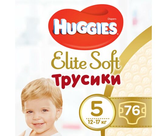 Подгузник Huggies Elite Soft Pants XL размер 5 (12-17 кг) Box 76 шт (5029053547114)