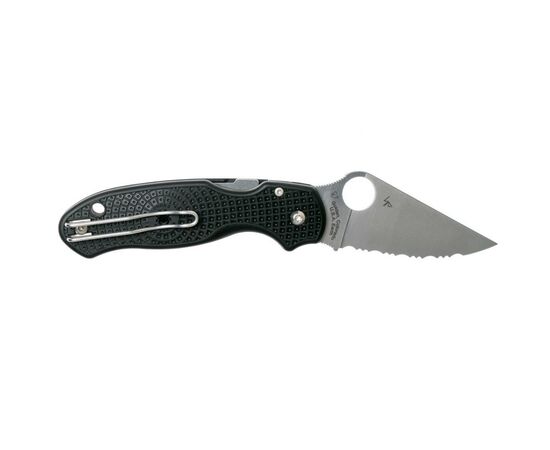 Нож Spyderco Para 3 FRN Black серрейтор (C223SBK), изображение 2