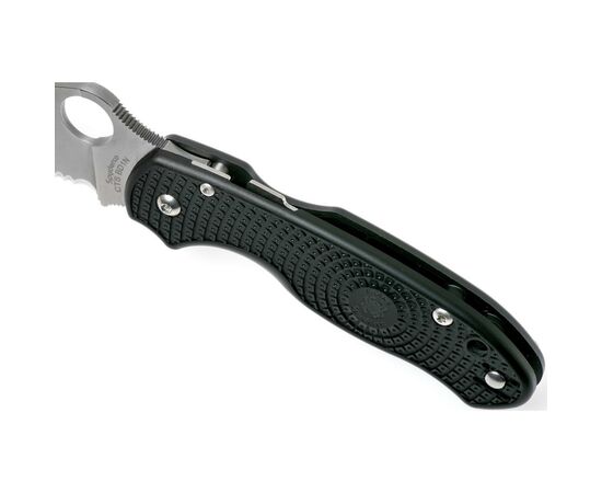 Нож Spyderco Para 3 FRN Black серрейтор (C223SBK), изображение 6