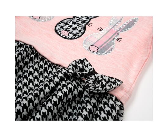 Платье POP FASHION с кроликами (6673-104G-peach), изображение 4 Платье POP FASHION с кроликами (6673-104G-peach), изображение 4