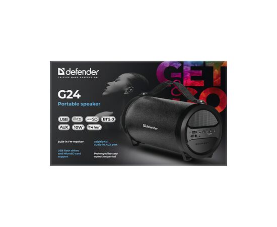 Акустическая система Defender G24 Black (65124), изображение 4 Акустическая система Defender G24 Black (65124), изображение 4