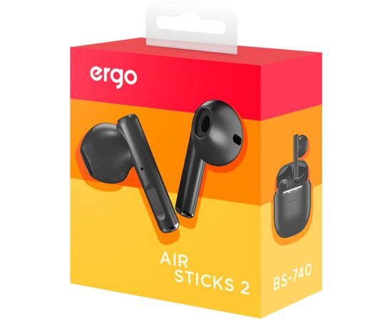 Наушники Ergo BS-740 Sticks Nano 2 Black (BS-740K), изображение 9 Наушники Ergo BS-740 Sticks Nano 2 Black (BS-740K), изображение 9