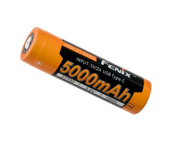 Аккумулятор Fenix 21700 USB 5000mAh (ARB-L21-5000U)