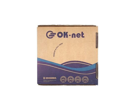 Кабель сетевой OK-Net UTP 100м cat.5e (U/UTP-cat.5E) (КПВ-ВП (100) 4х2х0,49 / 100), изображение 2 Кабель сетевой OK-Net UTP 100м cat.5e (U/UTP-cat.5E) (КПВ-ВП (100) 4х2х0,49 / 100), изображение 2
