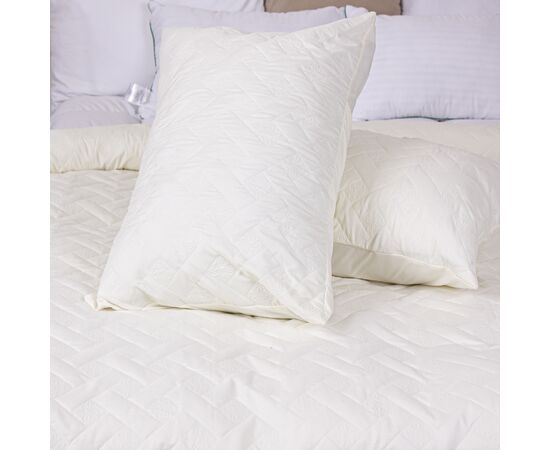 Покривало MirSon набір Deep Line №7100 Egret покривало 150х210 + 2 наволочки 50х70 (2200005622773), зображення 5 Покривало MirSon набір Deep Line №7100 Egret покривало 150х210 + 2 наволочки 50х70 (2200005622773), зображення 5