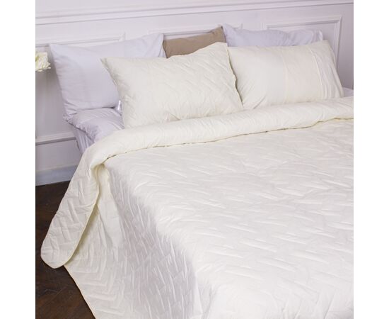 Покрывало MirSon набор Deep Line №7100 Egret покрывало 180х210+2 наволочки 50х70 (2200005623541), изображение 4