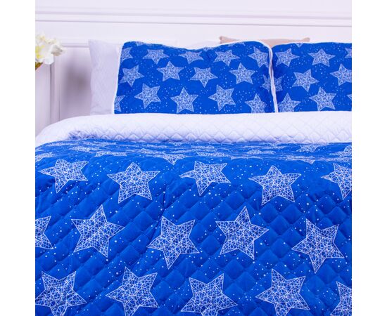 Покрывало MirSon набор Print Line №7129 Blue Star покрывало 220х240 + 2 наволочки 50х70 (2200006079354), изображение 4 Покрывало MirSon набор Print Line №7129 Blue Star покрывало 220х240 + 2 наволочки 50х70 (2200006079354), изображение 4