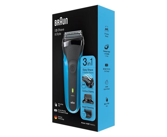 Электробритва Braun Series 3 310BT, изображение 3 Электробритва Braun Series 3 310BT, изображение 3