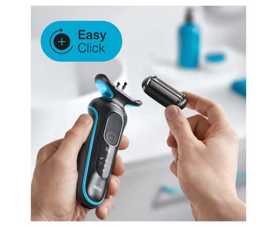 Электробритва Braun Series 5 51-M1000s BLACK / MINT, изображение 5 Электробритва Braun Series 5 51-M1000s BLACK / MINT, изображение 5