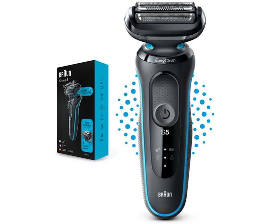 Электробритва Braun Series 5 51-M1000s BLACK / MINT, изображение 8 Электробритва Braun Series 5 51-M1000s BLACK / MINT, изображение 8