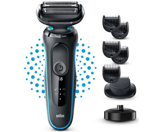 Электробритва Braun Series 5 51-M4500cs BLACK / MINT, изображение 7 Электробритва Braun Series 5 51-M4500cs BLACK / MINT, изображение 7