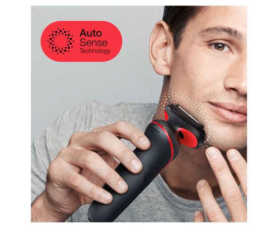 Электробритва Braun Series 5 51-R1000s BLACK / RED, изображение 4 Электробритва Braun Series 5 51-R1000s BLACK / RED, изображение 4