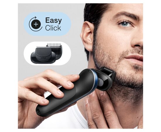 Электробритва Braun Series 6 61-B1500s BLUE / BLACK, изображение 3 Электробритва Braun Series 6 61-B1500s BLUE / BLACK, изображение 3