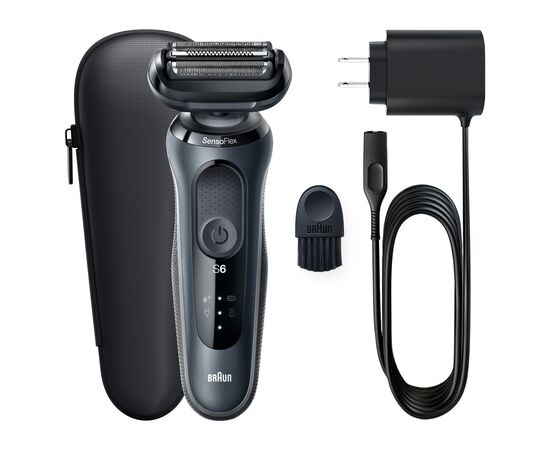 Электробритва Braun Series 6 61-N1000s BLACK / BLACK, изображение 2 Электробритва Braun Series 6 61-N1000s BLACK / BLACK, изображение 2