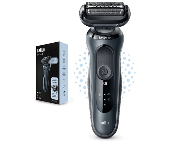 Электробритва Braun Series 6 61-N1000s BLACK / BLACK, изображение 9 Электробритва Braun Series 6 61-N1000s BLACK / BLACK, изображение 9