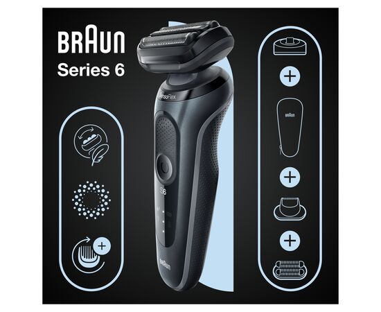 Электробритва Braun Series 6 61-N4820cs, изображение 5 Электробритва Braun Series 6 61-N4820cs, изображение 5