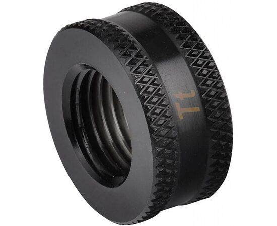 Фитинг для СВО ThermalTake Pacific G1/4 Female to Female 10mm Extender -Black (CL-W048-CU00BL-A), изображение 2 Фитинг для СВО ThermalTake Pacific G1/4 Female to Female 10mm Extender -Black (CL-W048-CU00BL-A), изображение 2