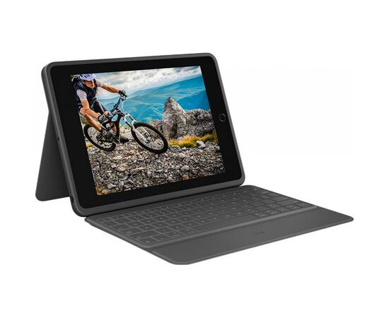Чехол для планшета Logitech Rugged Folio - GRAPHITE - RUS - INTNL - OTHERS (L920-009619), изображение 3 Чехол для планшета Logitech Rugged Folio - GRAPHITE - RUS - INTNL - OTHERS (L920-009619), изображение 3
