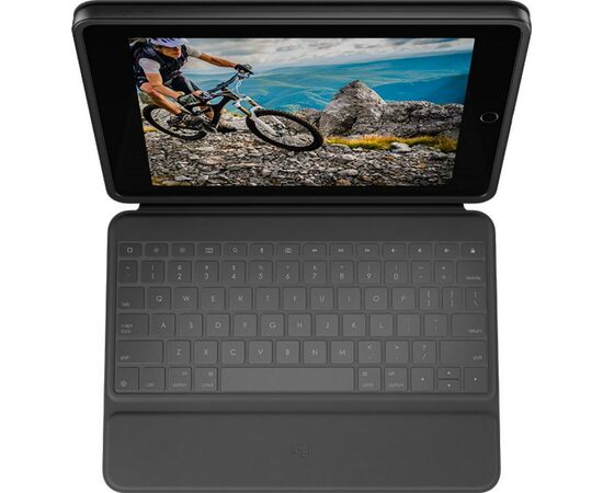 Чехол для планшета Logitech Rugged Folio - GRAPHITE - RUS - INTNL - OTHERS (L920-009619), изображение 4 Чехол для планшета Logitech Rugged Folio - GRAPHITE - RUS - INTNL - OTHERS (L920-009619), изображение 4