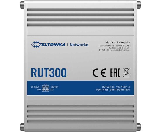 Маршрутизатор Teltonika RUT300, изображение 3 Маршрутизатор Teltonika RUT300, изображение 3
