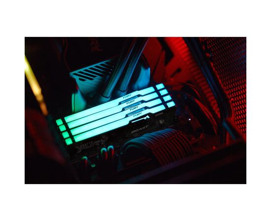Модуль памяти для компьютера DDR5 32GB 5600 MHz Beast RGB XMP Kingston Fury (ex.HyperX) (KF556C40BBA-32), изображение 8 Модуль памяти для компьютера DDR5 32GB 5600 MHz Beast RGB XMP Kingston Fury (ex.HyperX) (KF556C40BBA-32), изображение 8