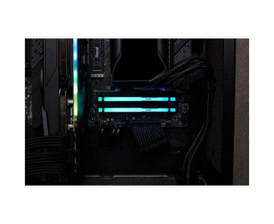 Модуль памяти для компьютера DDR5 32GB 5600 MHz Beast RGB XMP Kingston Fury (ex.HyperX) (KF556C40BBA-32), изображение 9 Модуль памяти для компьютера DDR5 32GB 5600 MHz Beast RGB XMP Kingston Fury (ex.HyperX) (KF556C40BBA-32), изображение 9