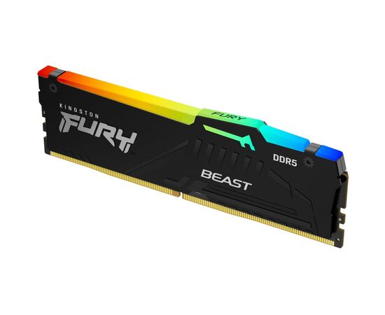 Модуль пам'яті для комп'ютера DDR5 32GB 5600 MHz Beast RGB XMP Kingston Fury (ex.HyperX) (KF556C40BBA-32)
