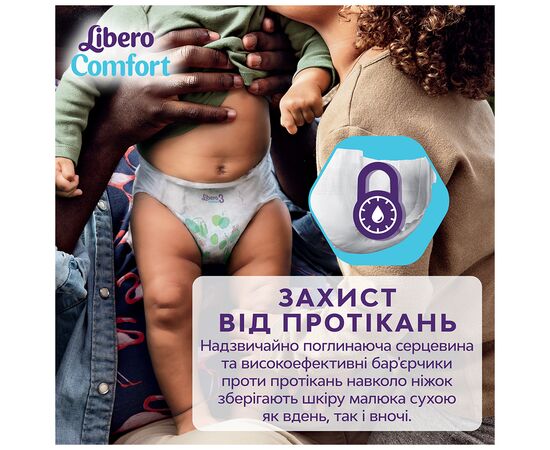 Подгузник Libero Comfort Размер 5 (10-14 кг) 46 шт (7322541756936), изображение 5 Подгузник Libero Comfort Размер 5 (10-14 кг) 46 шт (7322541756936), изображение 5