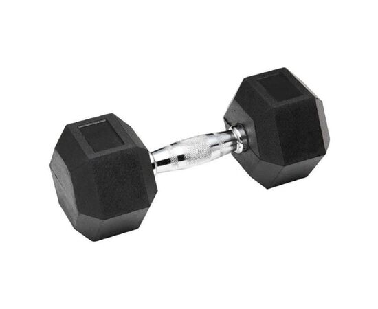 Гантель Stein гексогональна прогумована 12.5 кг (LKDB-111-12.5)