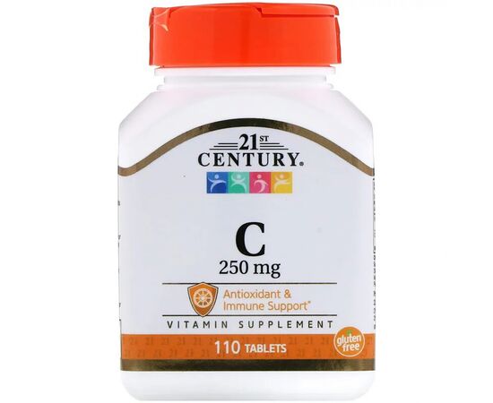 Вітамін 21st Century Вітамін C, 250 мг, 110 пігулок (CEN-22294)
