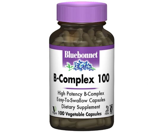 Витамин Bluebonnet Nutrition В-Комплекс 100, 100 гелевых капсул (BLB-00418)