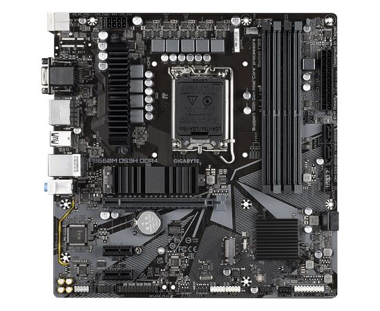 Материнская плата GIGABYTE B660M DS3H DDR4, изображение 2 Материнская плата GIGABYTE B660M DS3H DDR4, изображение 2