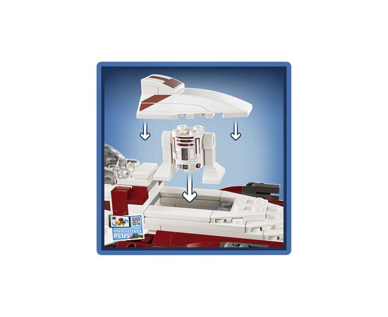 Конструктор LEGO Star Wars Джедайський винищувач Обі-Вана Кенобі (75333), зображення 6 Конструктор LEGO Star Wars Джедайський винищувач Обі-Вана Кенобі (75333), зображення 6