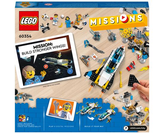 Конструктор LEGO City Missions Миссии исследования Марса на космическом корабле 298 деталей (60354), изображение 10 Конструктор LEGO City Missions Миссии исследования Марса на космическом корабле 298 деталей (60354), изображение 10