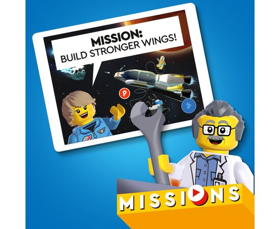 Конструктор LEGO City Missions Миссии исследования Марса на космическом корабле 298 деталей (60354), изображение 7 Конструктор LEGO City Missions Миссии исследования Марса на космическом корабле 298 деталей (60354), изображение 7