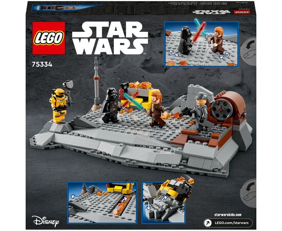 Конструктор LEGO Star Wars Оби-Ван Кеноби против Дарта Вейдера 408 деталей (75334), изображение 10 Конструктор LEGO Star Wars Оби-Ван Кеноби против Дарта Вейдера 408 деталей (75334), изображение 10