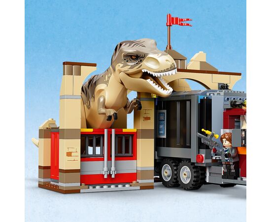 Конструктор LEGO Jurassic World Побег тиранозавра и атроцираптора 466 деталей (76948), изображение 6 Конструктор LEGO Jurassic World Побег тиранозавра и атроцираптора 466 деталей (76948), изображение 6