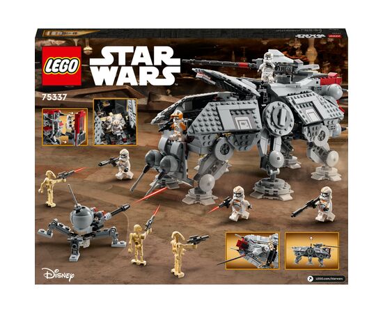 Конструктор LEGO Star Wars Крокохід AT-TE 1082 деталей (75337), зображення 10 Конструктор LEGO Star Wars Крокохід AT-TE 1082 деталей (75337), зображення 10