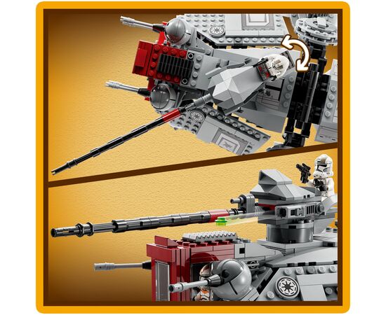 Конструктор LEGO Star Wars Крокохід AT-TE 1082 деталей (75337), зображення 8 Конструктор LEGO Star Wars Крокохід AT-TE 1082 деталей (75337), зображення 8