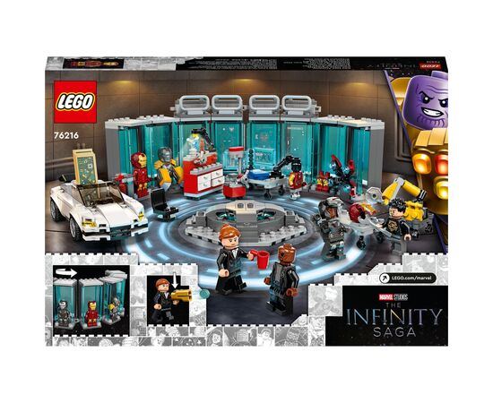 Конструктор LEGO Super Heroes Броня Залізної Людини 496 деталей (76216), зображення 10 Конструктор LEGO Super Heroes Броня Залізної Людини 496 деталей (76216), зображення 10