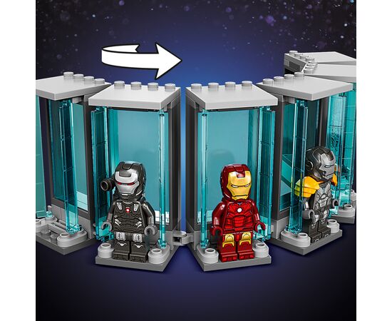 Конструктор LEGO Super Heroes Броня Залізної Людини 496 деталей (76216), зображення 7 Конструктор LEGO Super Heroes Броня Залізної Людини 496 деталей (76216), зображення 7