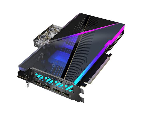 Видеокарта GIGABYTE GeForce RTX4080 16Gb AORUS XTREME WATERFORCE WB (GV-N4080AORUSX WB-16GD), изображение 2 Видеокарта GIGABYTE GeForce RTX4080 16Gb AORUS XTREME WATERFORCE WB (GV-N4080AORUSX WB-16GD), изображение 2