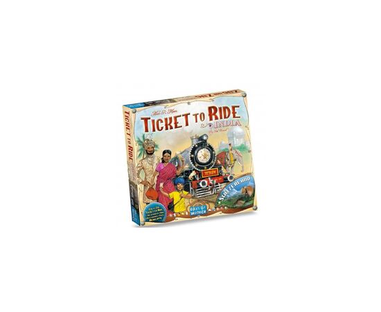 Настільна гра Days of Wonder Ticket to Ride: India & Switzerland (Квиток на поїзд: Індія та Швейцарія), Англійська (DOW720114)