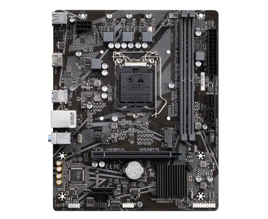 Материнська плата GIGABYTE H510M K, зображення 2 Материнська плата GIGABYTE H510M K, зображення 2