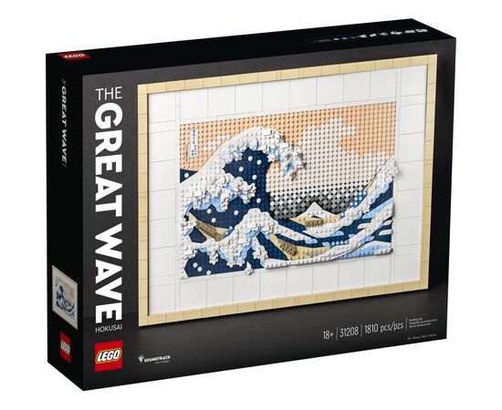 Конструктор LEGO ART Хокусай, «Велика хвиля» 1810 деталей (31208)
